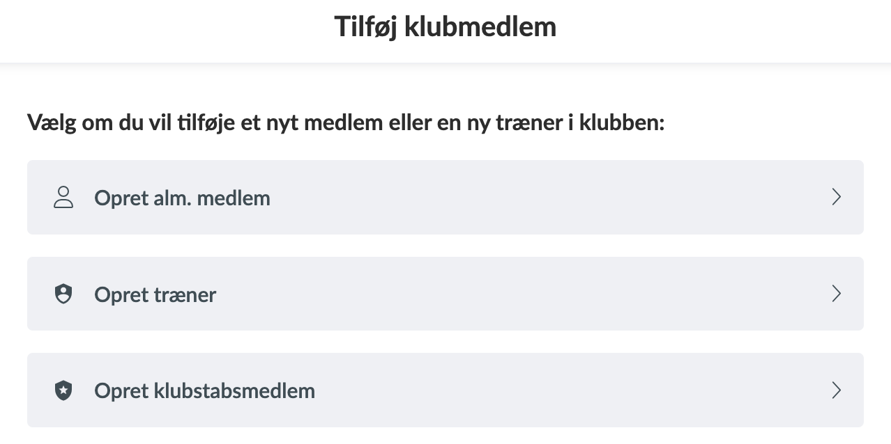 Opret en medlemsprofil i Holdsport